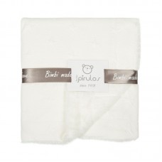 Manta doble cara New Stars 80x110 Blanco BimbiDreams